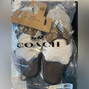 Coach Signature Flip Flops